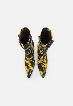 Versace Jeans Couture Bottines À Talons Hauts - Black/Gold -Next Soldes deea9acd2f8043d78336a2545395d953