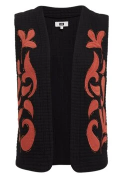 WE FASHION Met Embroidery - Veste Sans Manches - Black 13 WE FASHION Met Embroidery - Veste Sans Manches - Black -Next Soldes def104fcfb724f26bd248eaca659b3c3