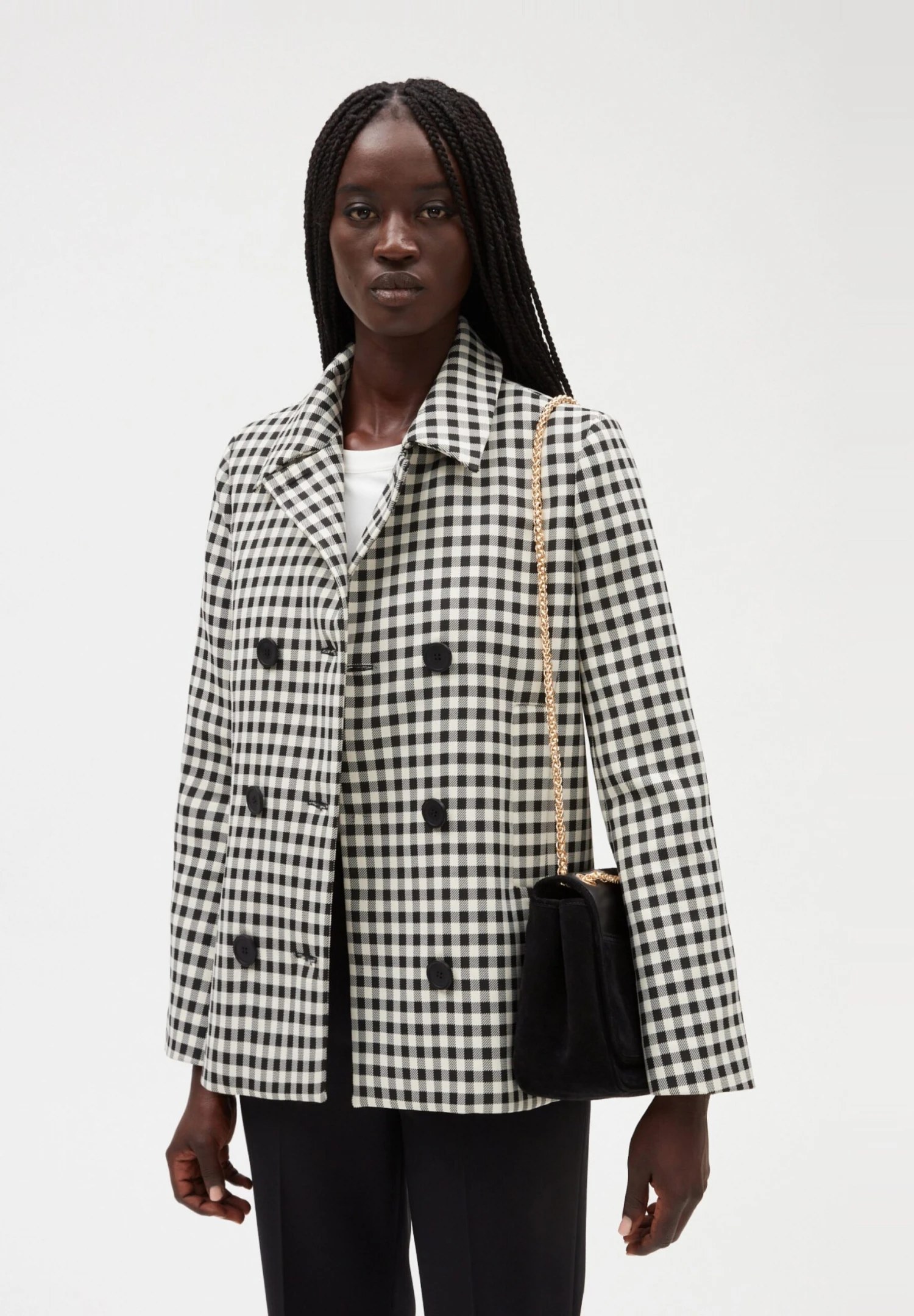 CLAUDIE PIERLOT Gloss - Manteau Court - Bicolore 6 CLAUDIE PIERLOT Gloss - Manteau Court - Bicolore – Image 4