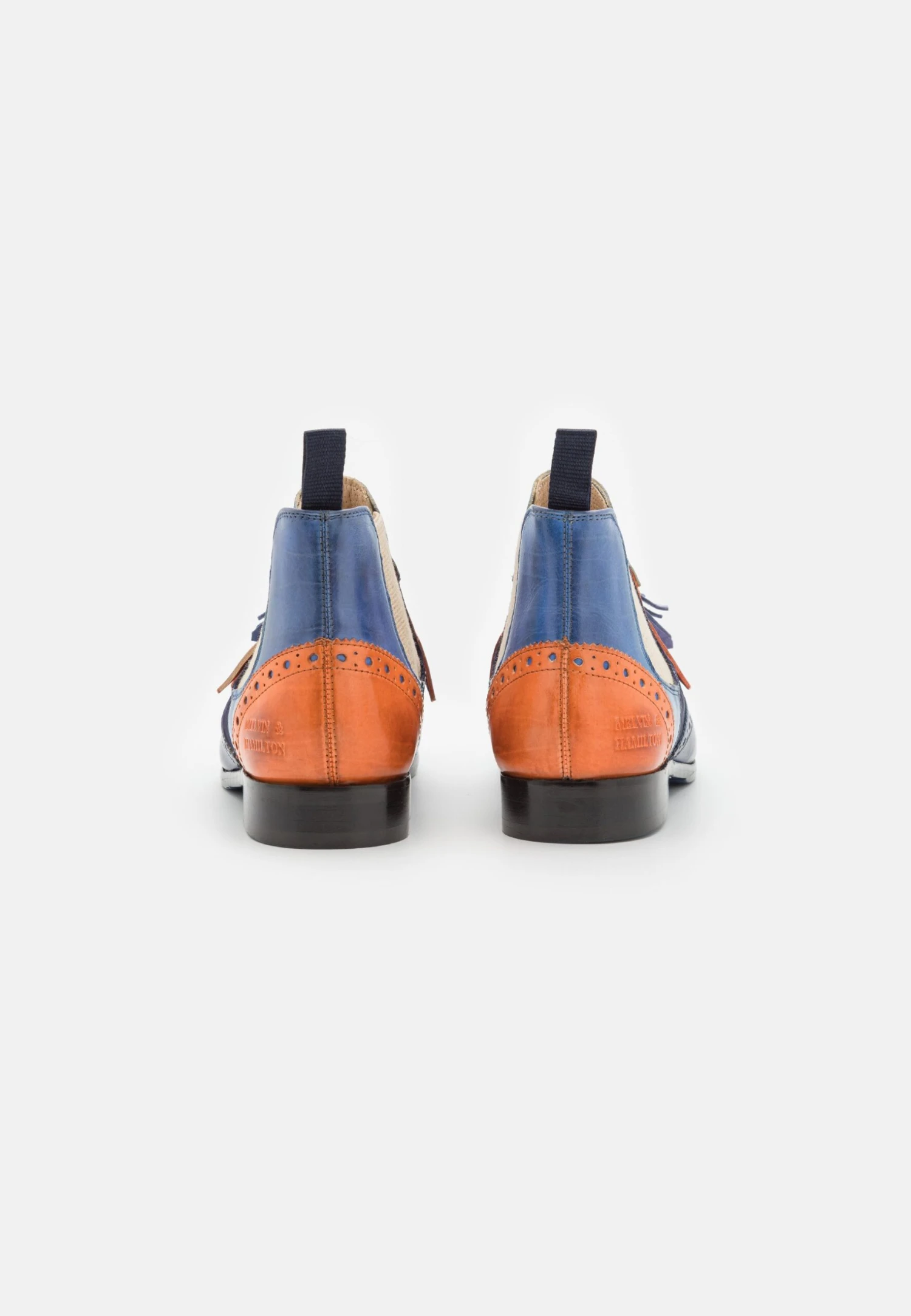 MELVIN & HAMILTON Selina 5 - Bottines À Plateau - Dark Navy/Mild Orange/Mock Navvy/Beige/Electric Blue 6 MELVIN & HAMILTON Selina 5 - Bottines À Plateau - Dark Navy/Mild Orange/Mock Navvy/Beige/Electric Blue – Image 4