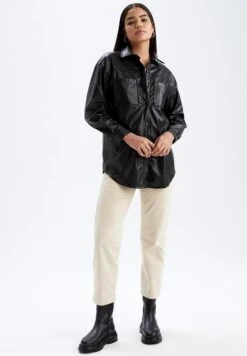 DeFacto Regular Fit - Chemisier - Black 7 DeFacto Regular Fit - Chemisier - Black -Next Soldes dfff1aaa301a423fb55b28ec977a84e5