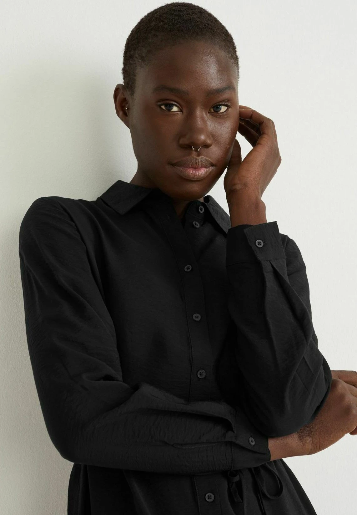 Robe Chemise - Black 5 Robe Chemise - Black â Image 3