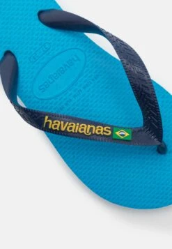 Havaianas Flip Flop Brasil Logo - Tongs - Turquoise -Next Soldes e122ec6b675a450abd5108375f15580f