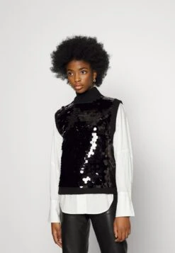 Bruuns Bazaar Simona Sheridan Vest - Pullover - Black