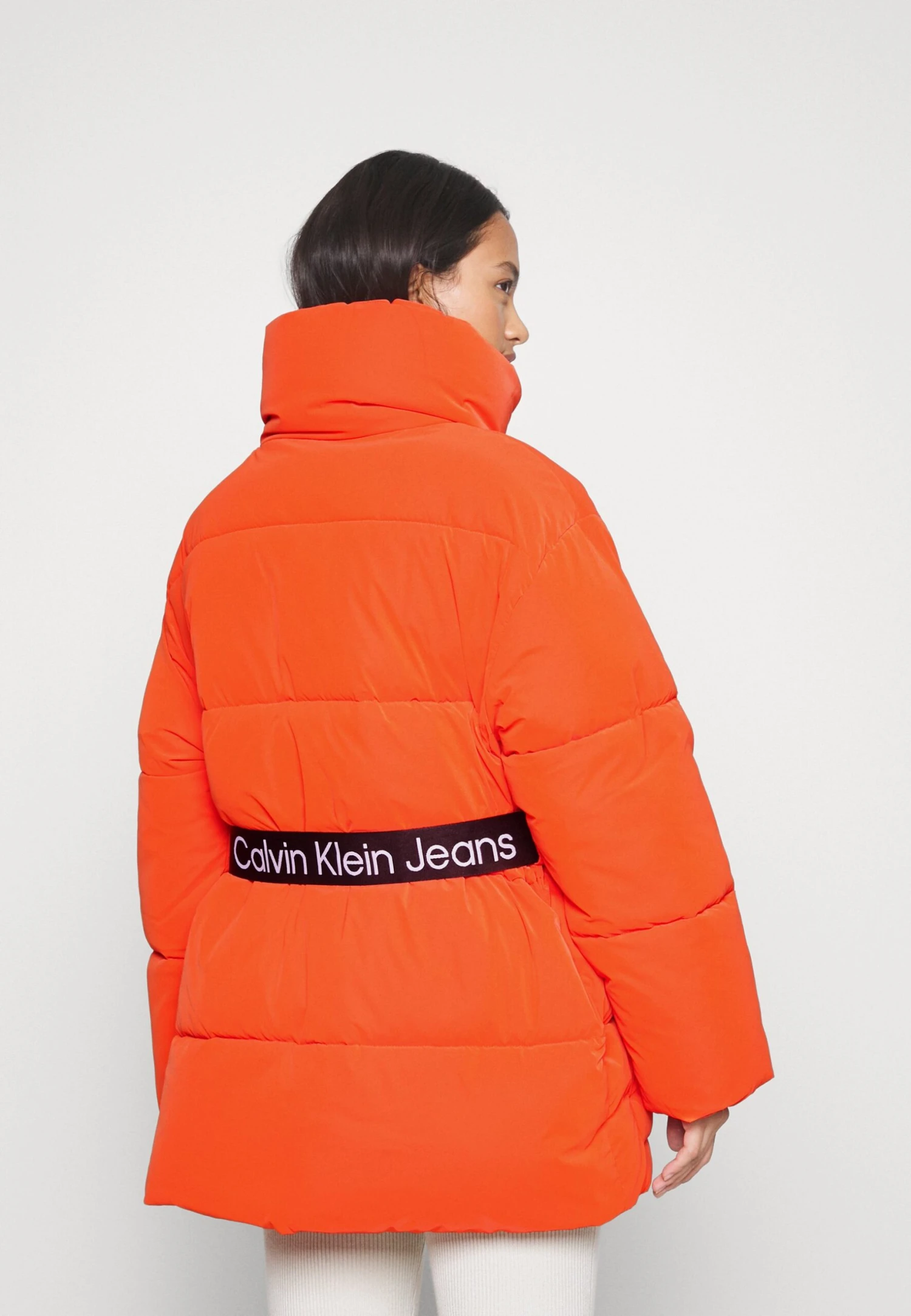 Calvin Klein Jeans Soft Touch - Veste D'Hiver - Coral Orange 5 Calvin Klein Jeans Soft Touch - Veste D'Hiver - Coral Orange – Image 3