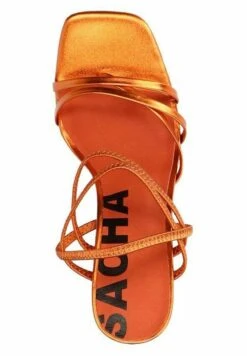 In Metallic-Optik - Sandales - Orange -Next Soldes e25170c58d9244779548c55f9ff9b282