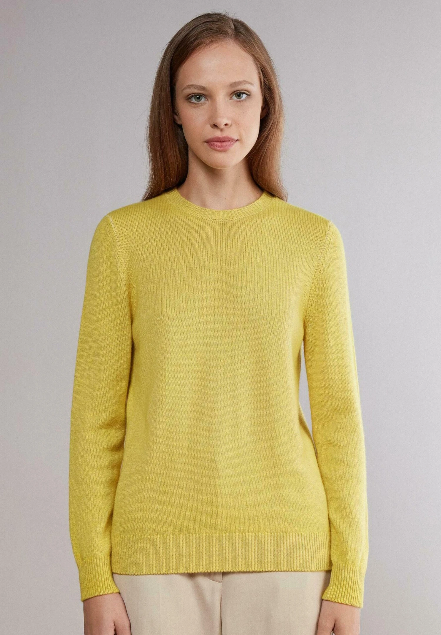Ultrasoft Round Neck - Pullover - Gelb Giallo Tc 3 Ultrasoft Round Neck - Pullover - Gelb Giallo Tc