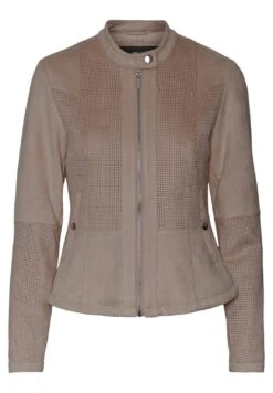 Vero Moda Vmjose Lucia Jacket - Veste En Similicuir - Brownie