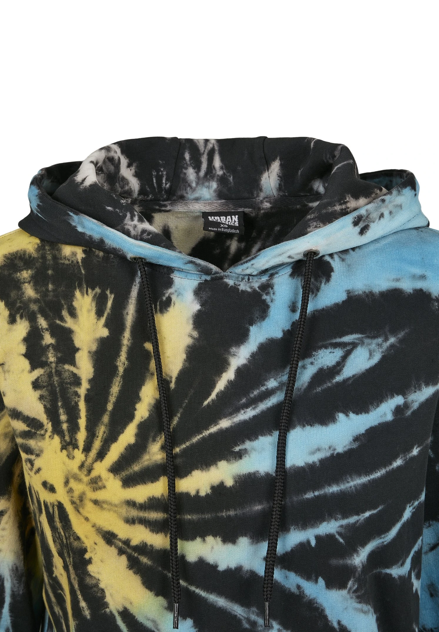 URBAN CLASSICS Ladies Tie Dye Hoody - Sweat À Capuche - Black 9 URBAN CLASSICS Ladies Tie Dye Hoody - Sweat À Capuche - Black – Image 7