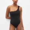 PULL & BEAR Asymmetric - Maillot De Bain - Black -Next Soldes e3b0de0613594c57948c31a0c38d5635