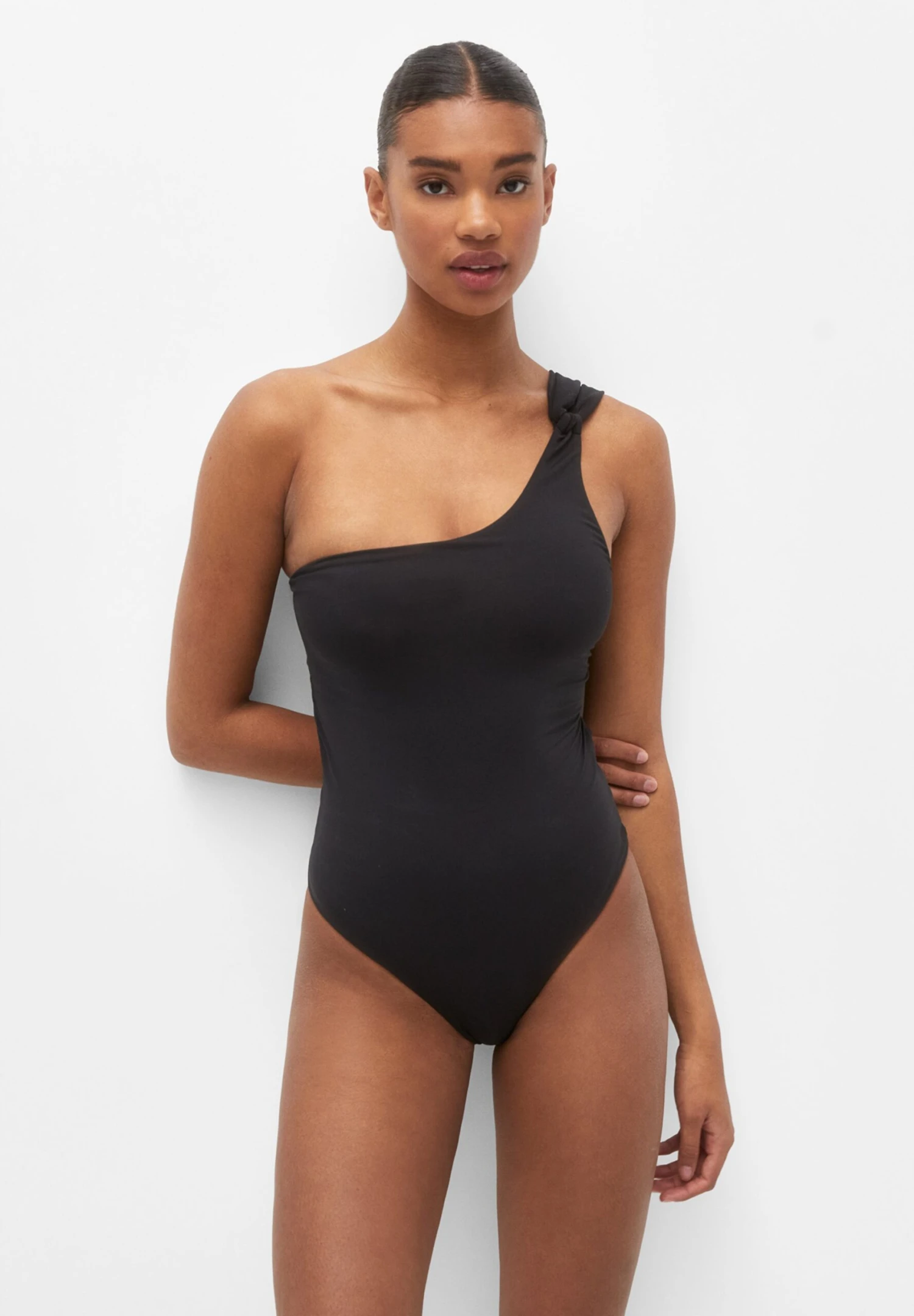 PULL & BEAR Asymmetric - Maillot De Bain - Black 3 PULL & BEAR Asymmetric - Maillot De Bain - Black