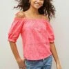 Next Bardot Broderie Puff Sleeve - Blouse - Fluro Pink 1 Next Bardot Broderie Puff Sleeve - Blouse - Fluro Pink -Next Soldes e3c9b8761cf04422ac3fd99d53d2bd73