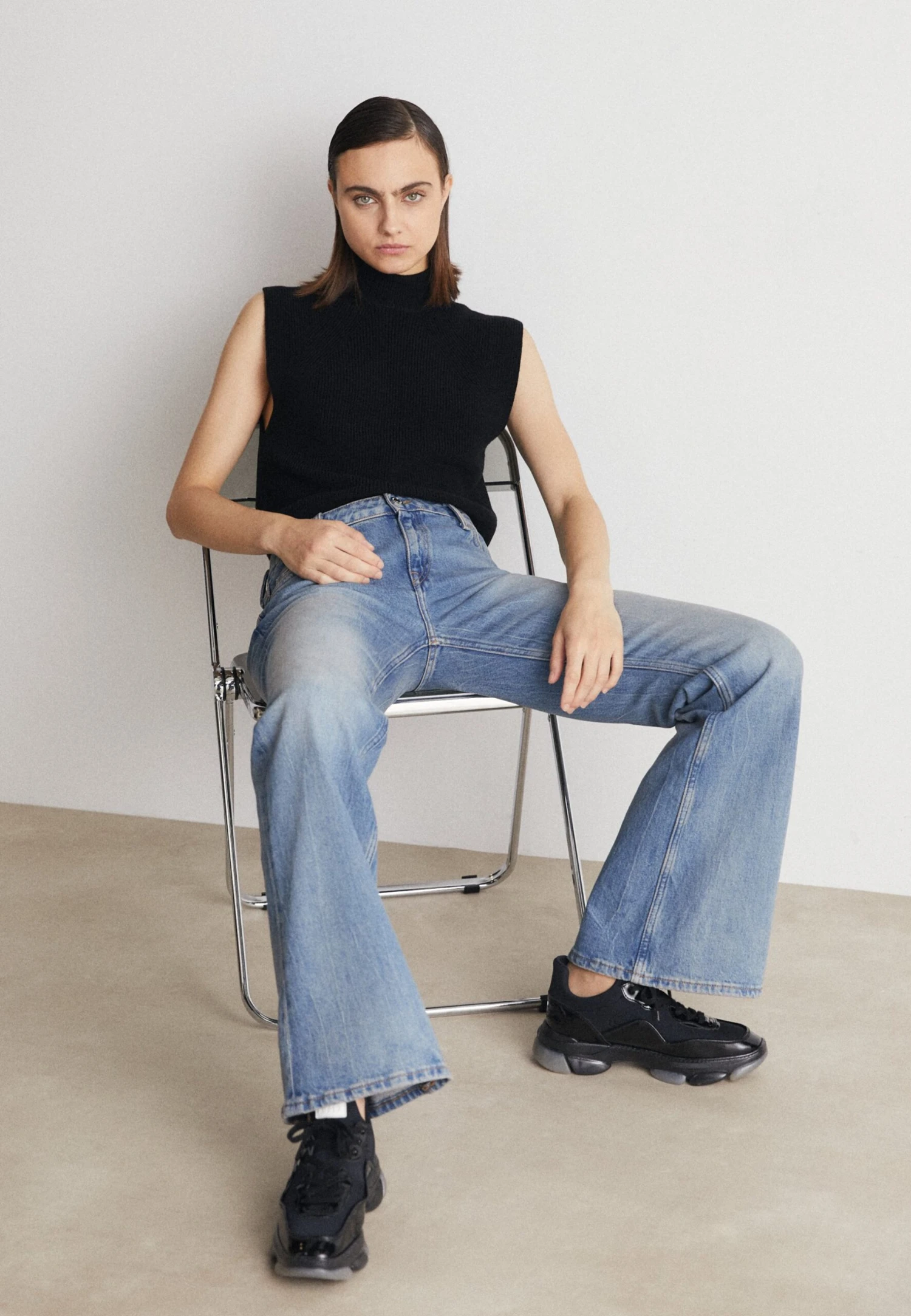 Furla Baskets Basses - Nero 6 Furla Baskets Basses - Nero – Image 4