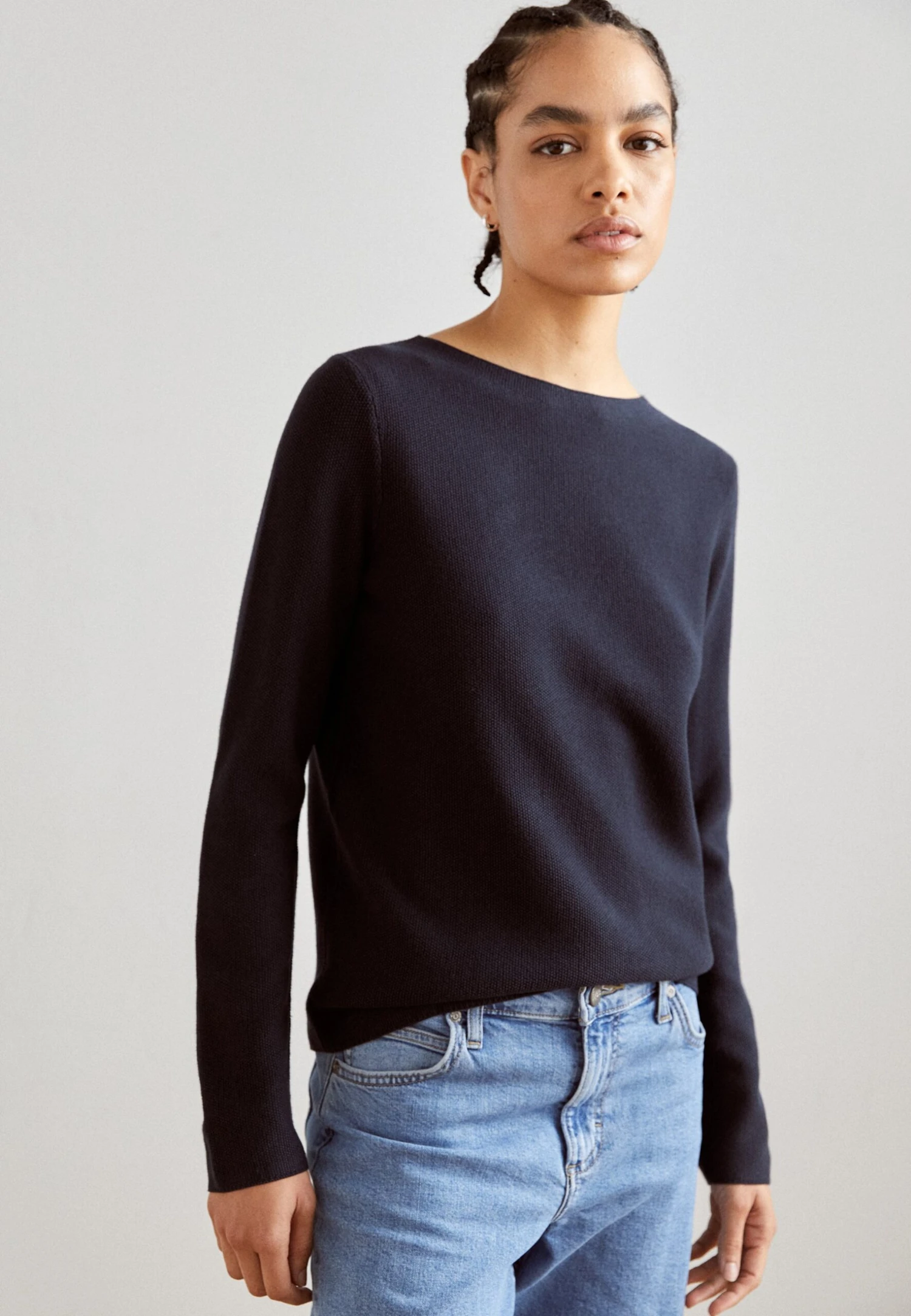 Marc O'Polo Longsleeve Boatneck - Pullover - Deep Blue Sea 3 Marc O'Polo Longsleeve Boatneck - Pullover - Deep Blue Sea