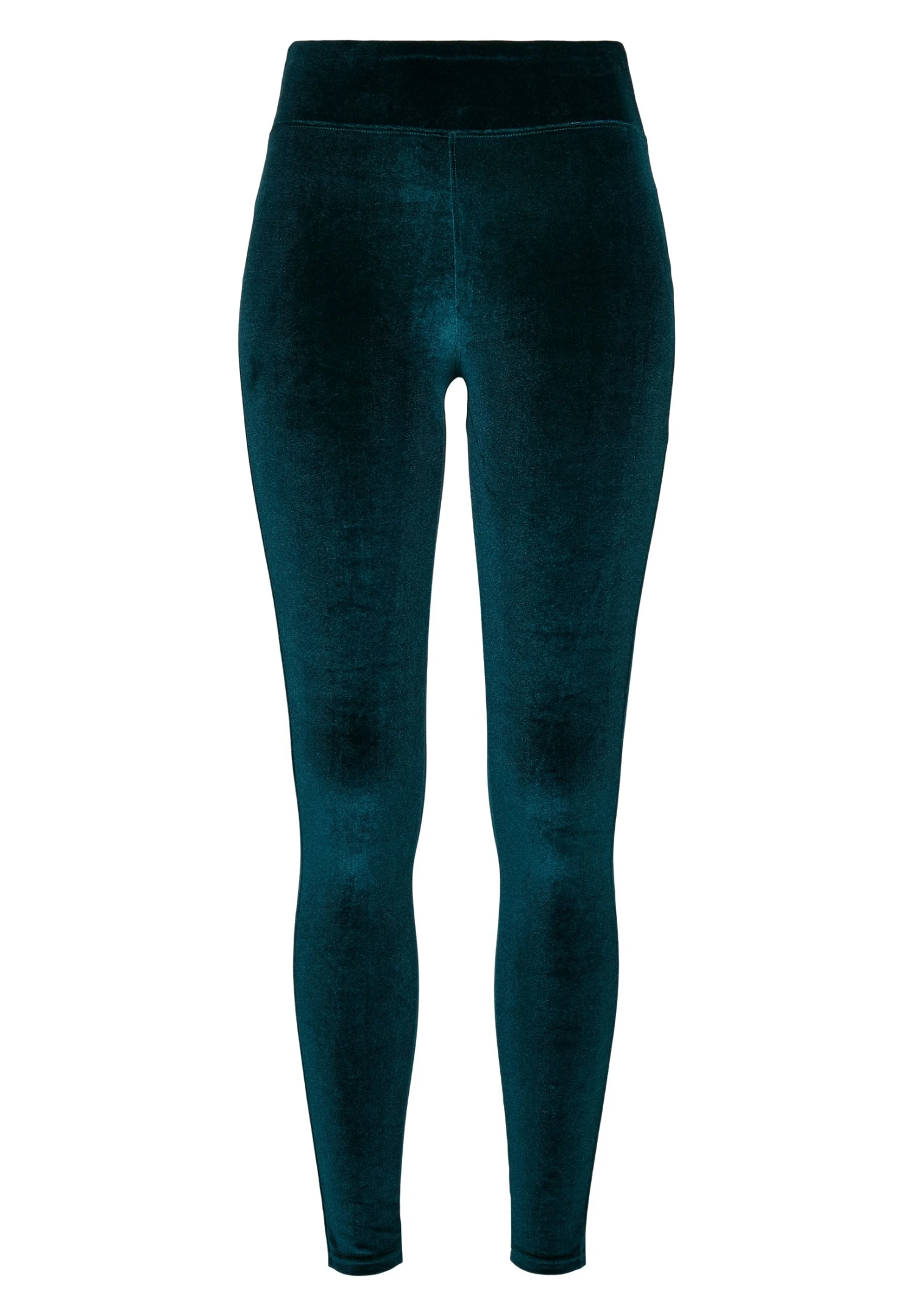URBAN CLASSICS Ladies High Waist Velvet Leggings - Legging - Teal 8 URBAN CLASSICS Ladies High Waist Velvet Leggings - Legging - Teal – Image 6