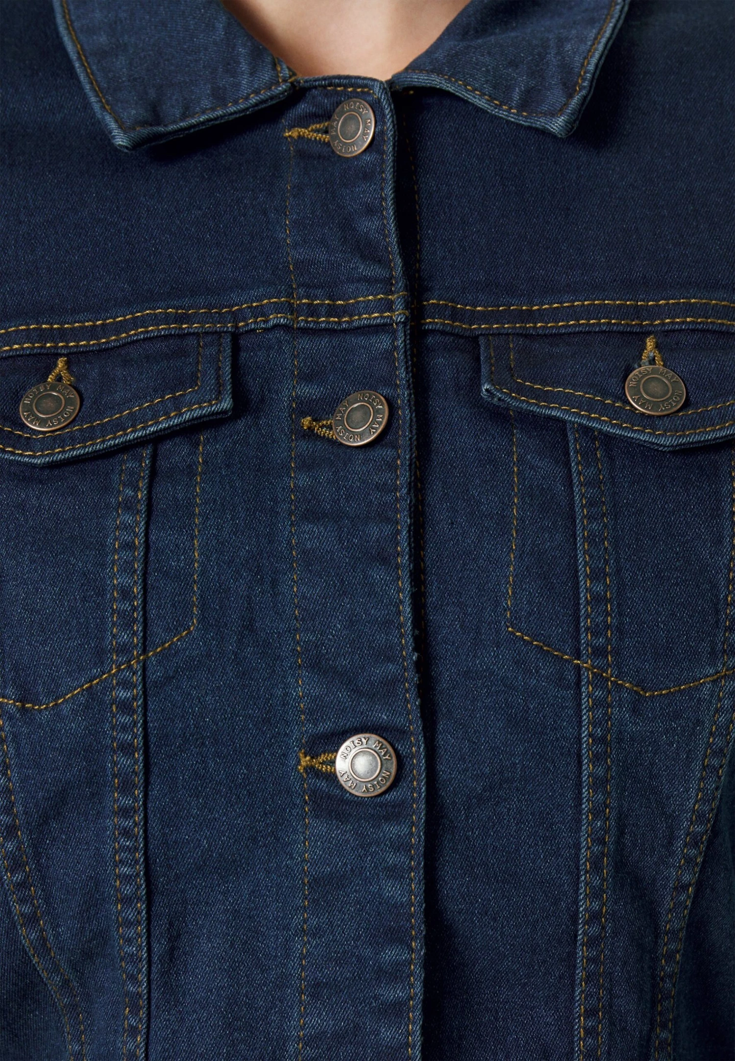 Nmdebra Jacket - Veste En Jean - Dark Blue Denim 7 Nmdebra Jacket - Veste En Jean - Dark Blue Denim – Image 5