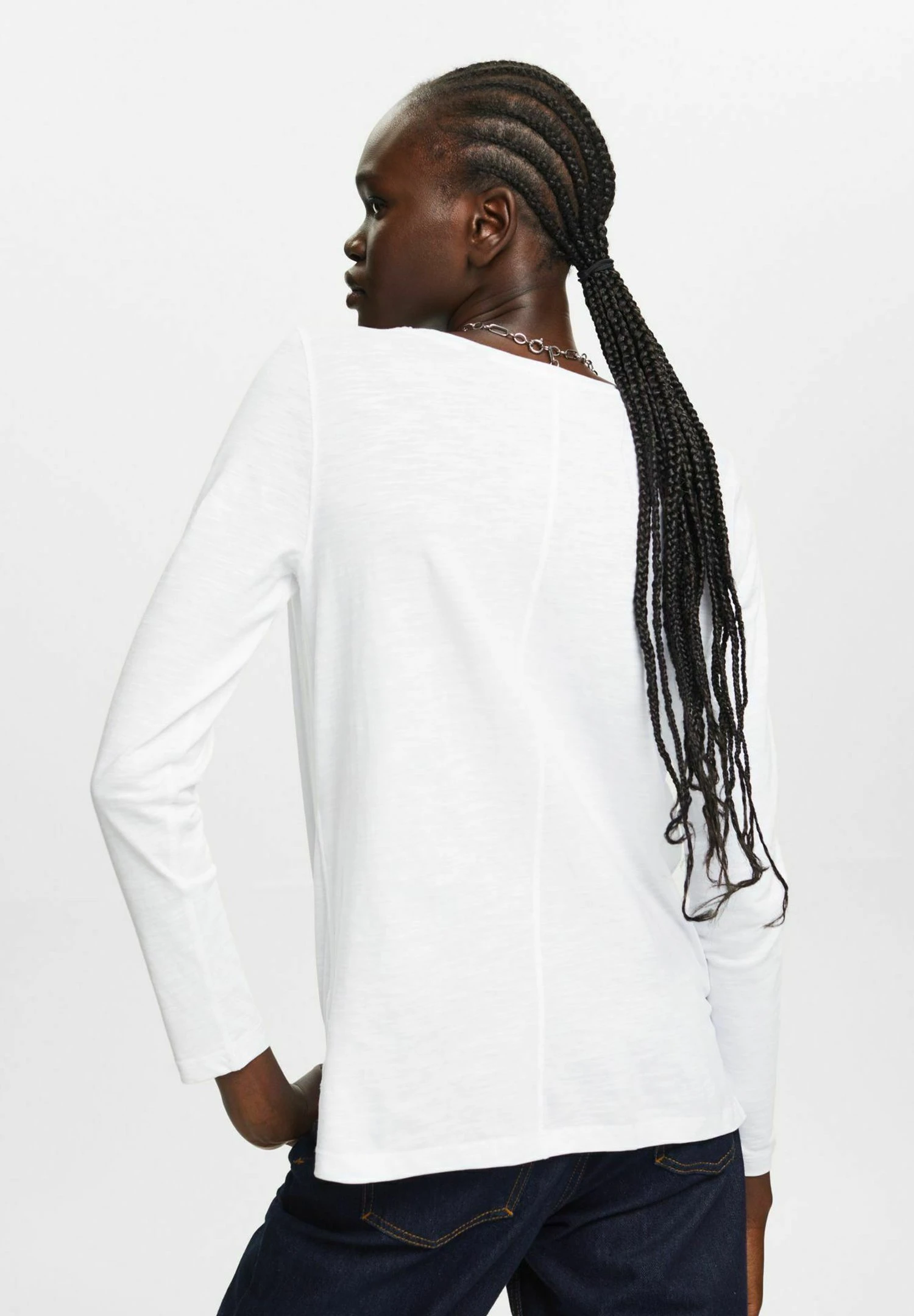 ESPRIT T-Shirt À Manches Longues - White 4 ESPRIT T-Shirt À Manches Longues - White – Image 2