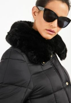 Next With Collar Standard - Manteau D'Hiver - Black