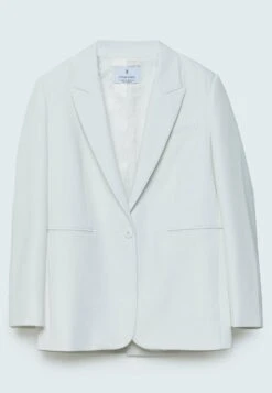 Stradivarius Mit Knopf - Manteau Court - Off White -Next Soldes e773993ac66c40b7a486f850a25646d5