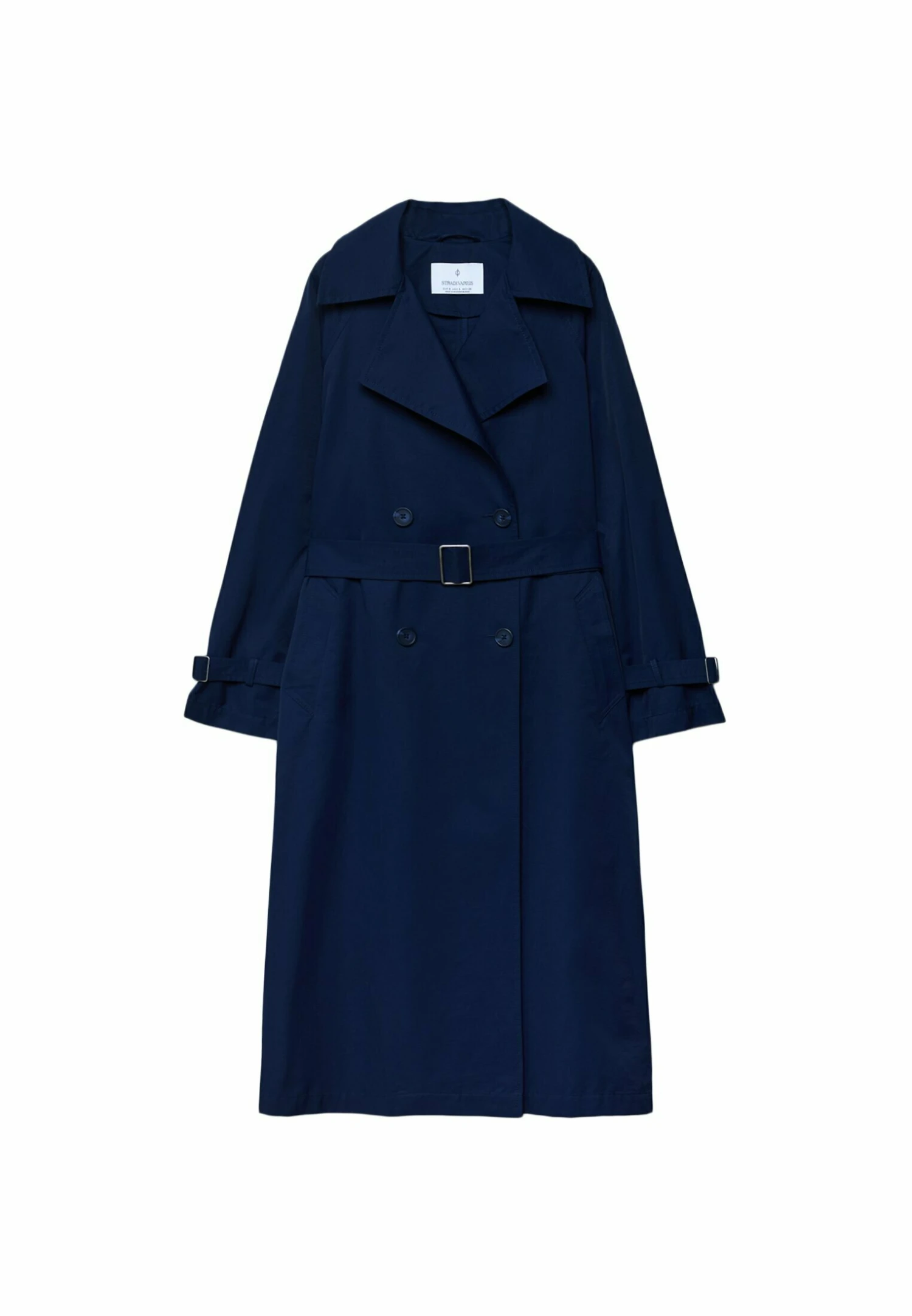 Stradivarius Long Technical - Trench - Dark Blue 7 Stradivarius Long Technical - Trench - Dark Blue – Image 5
