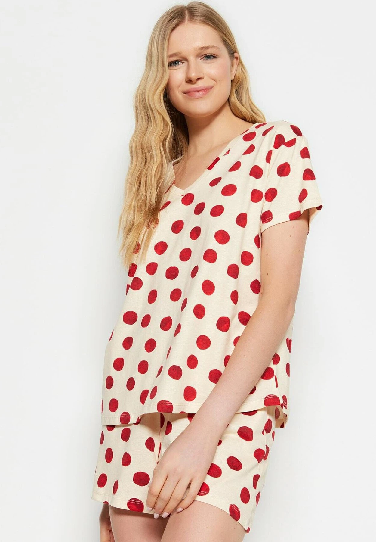 Trendyol Set - Pyjama - Burgundy 3 Trendyol Set - Pyjama - Burgundy