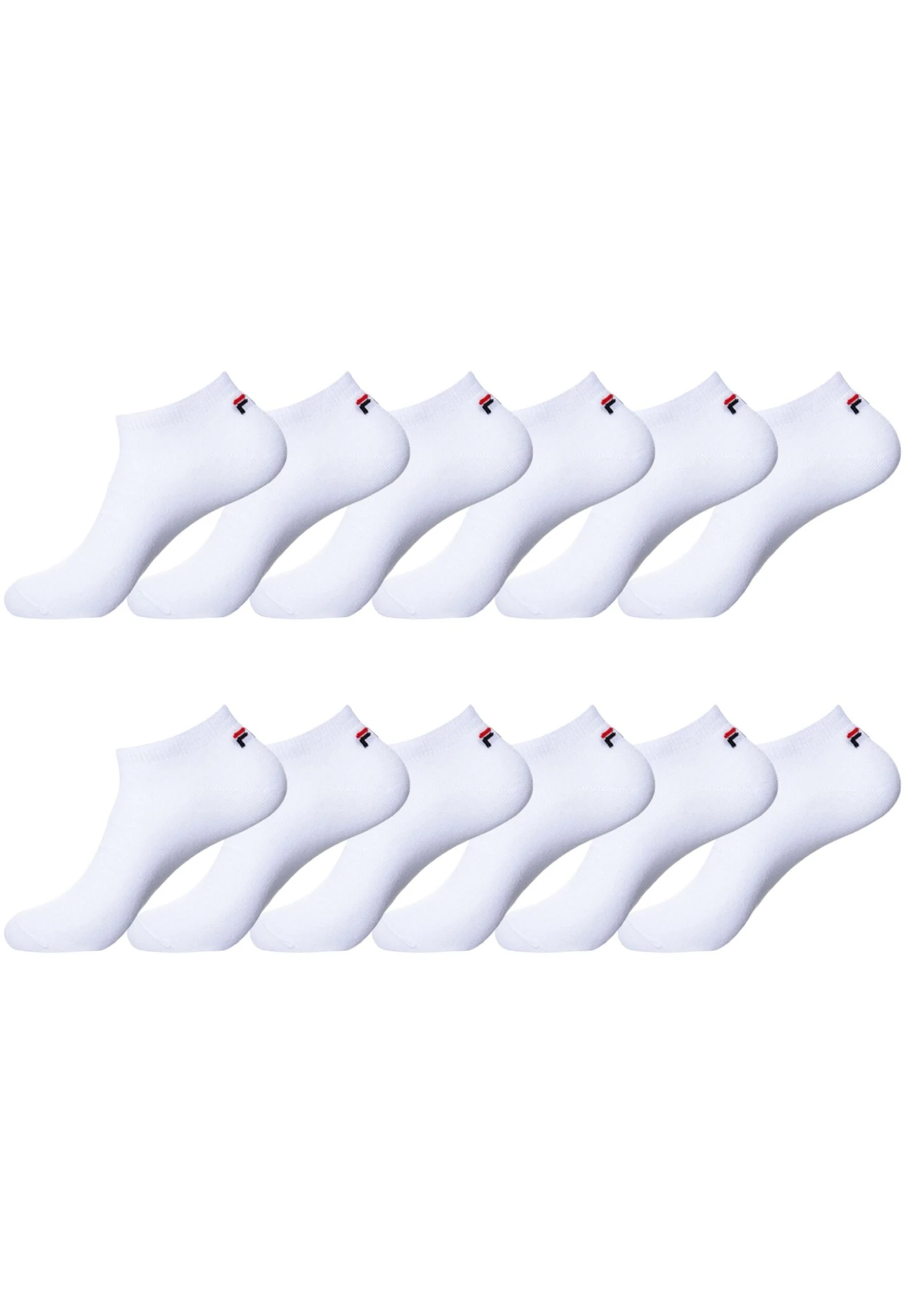 Fila Unisex 12 Paar - Chaussettes - White 5 Fila Unisex 12 Paar - Chaussettes - White – Image 3