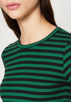 JJXX Jxfeline Stripe Tee - T-Shirt À Manches Longues - Black/Formal Garden -Next Soldes e967ad12f4544051a09335b0bf73f4c3