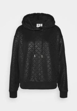Adidas Originals Hoodie Logo - Sweatshirt - Black -Next Soldes e971abe7ac2540ab846dd58daa2b53e2