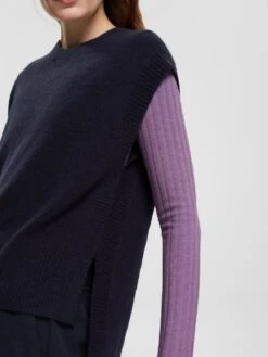 ESPRIT Vest - Pullover - Navy -Next Soldes e9de4d21aefb4194866d349828cb632c