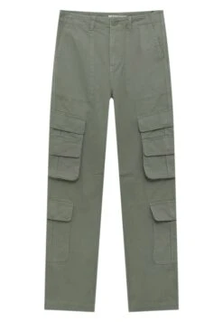 PULL & BEAR Basic With Multiple Pockets - Pantalon Cargo - Green 15 PULL & BEAR Basic With Multiple Pockets - Pantalon Cargo - Green -Next Soldes ea2ea8bcf132464faf3b34ee871d8f57