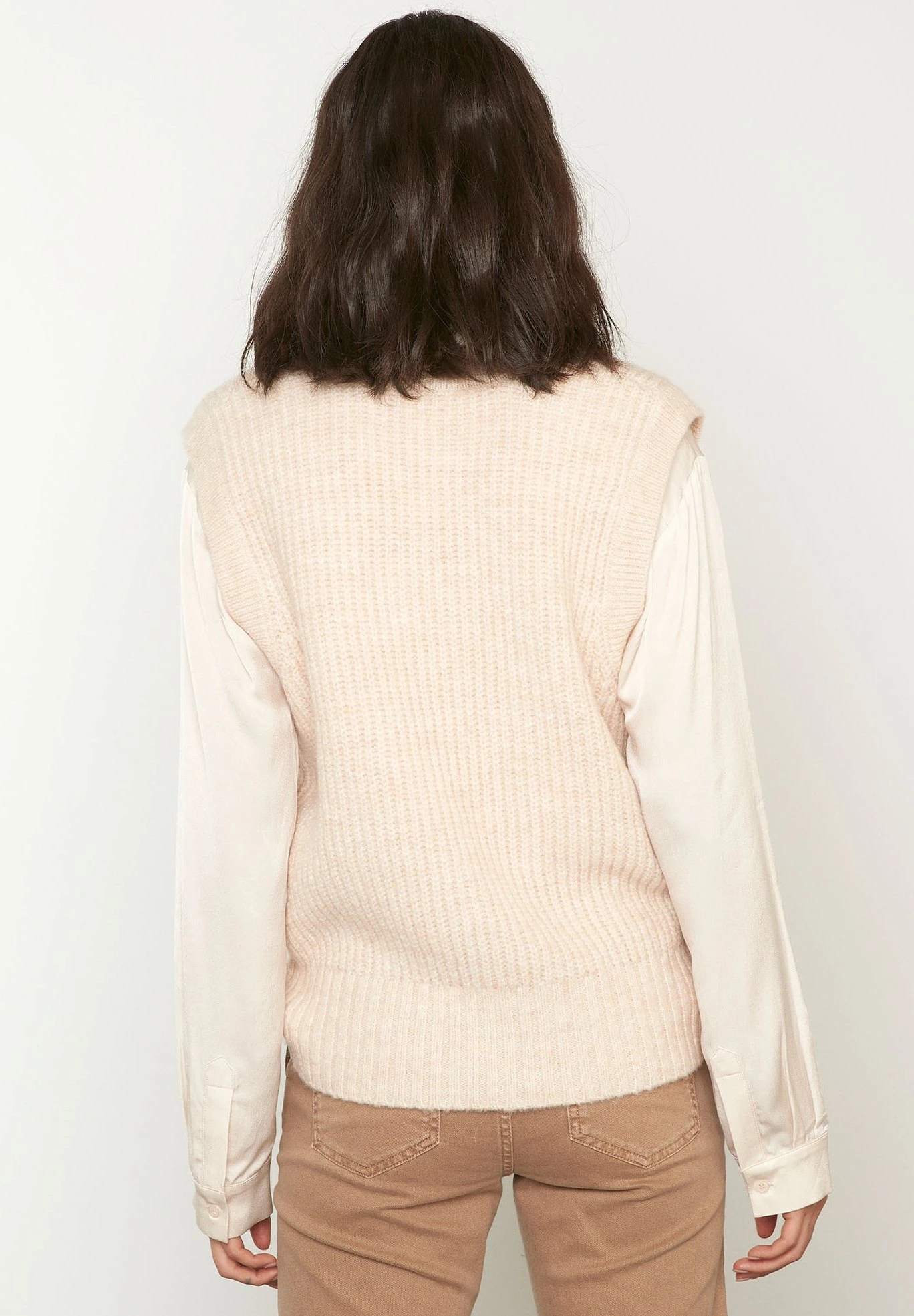 MAISON 123 Pullover - Rose Pâle 5 MAISON 123 Pullover - Rose Pâle – Image 3