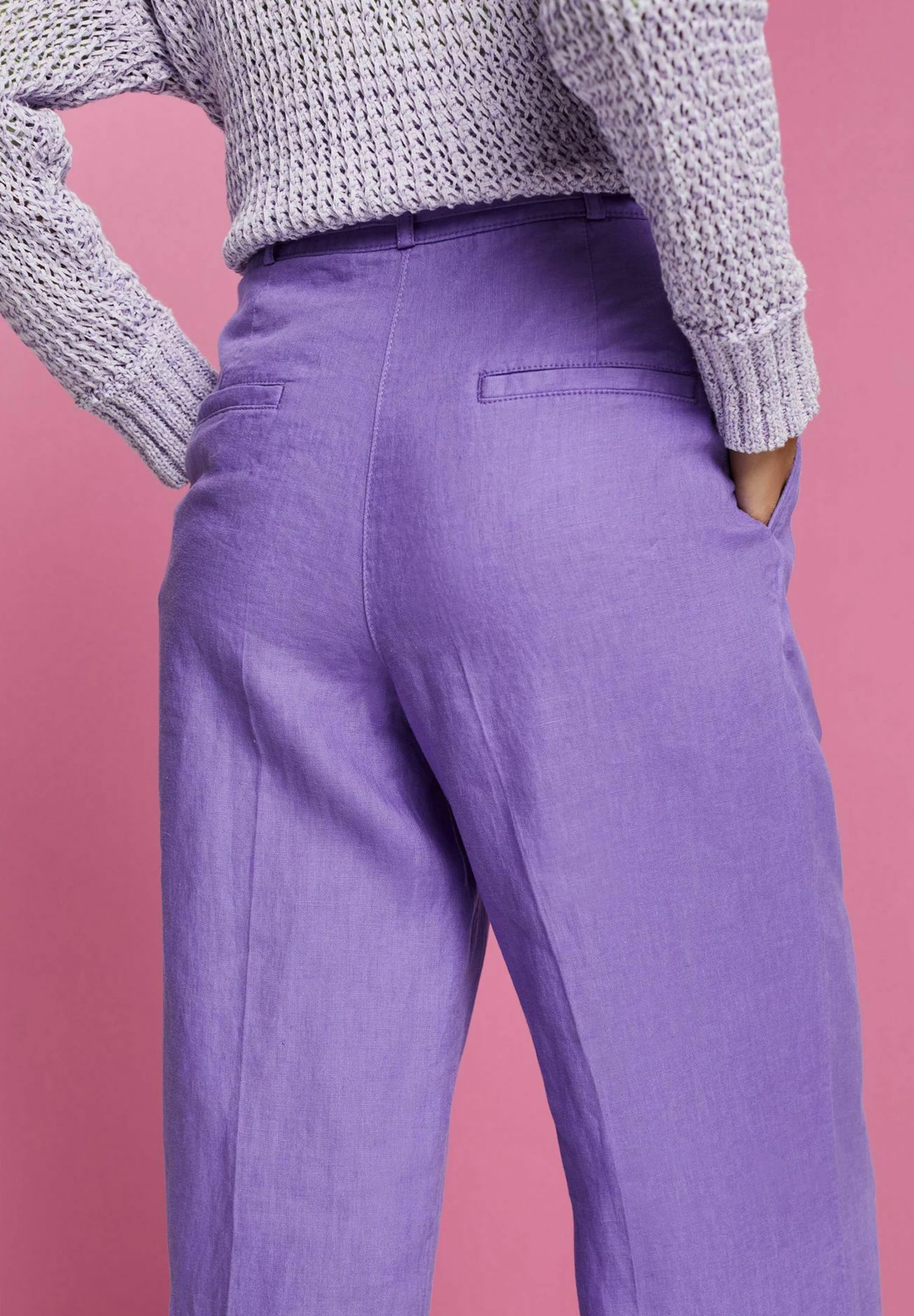 ESPRIT Length Service - Pantalon Classique - Purple 8 ESPRIT Length Service - Pantalon Classique - Purple â Image 6