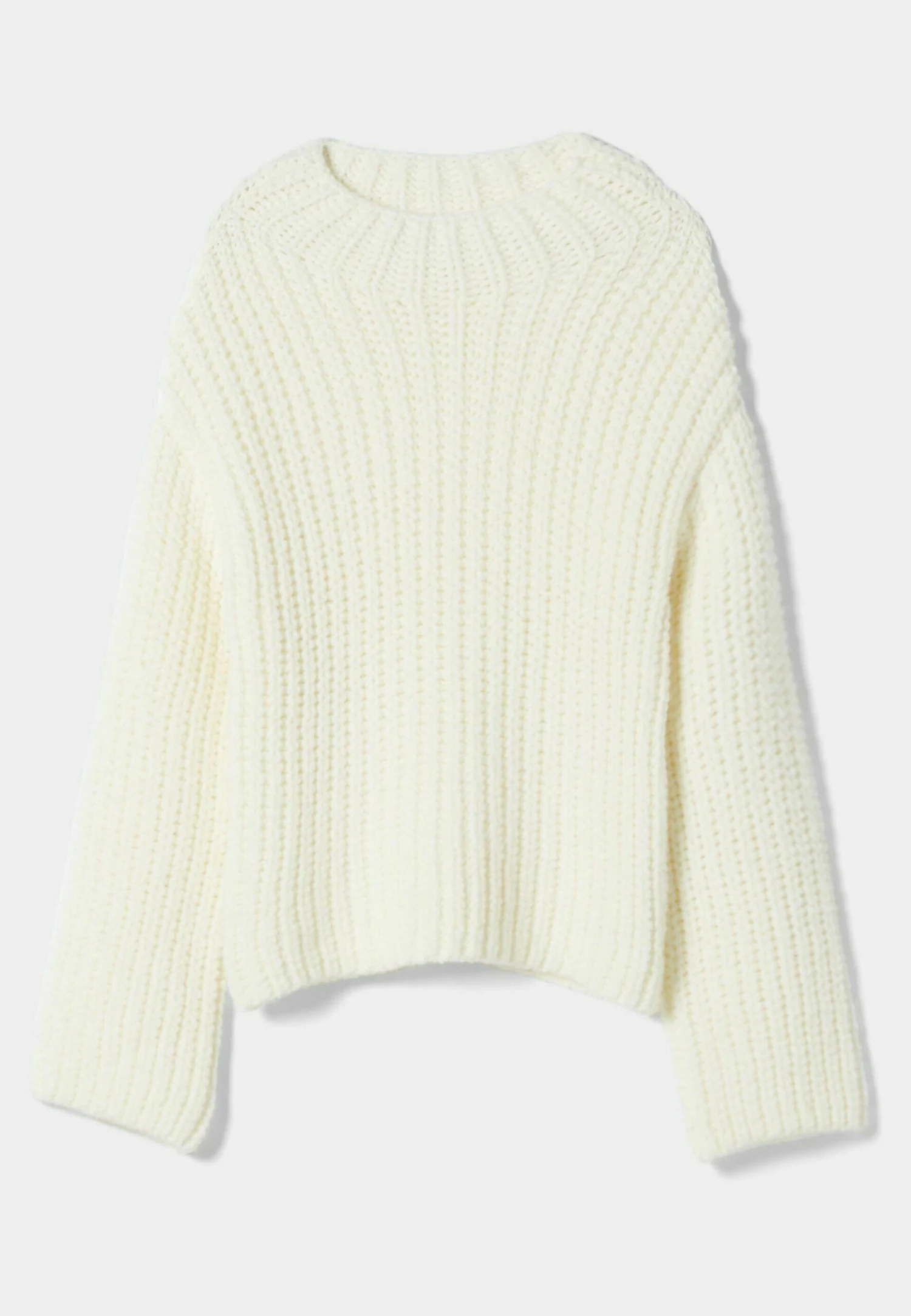 BERSHKA High Neck - Pullover - Off White 7 BERSHKA High Neck - Pullover - Off White – Image 5