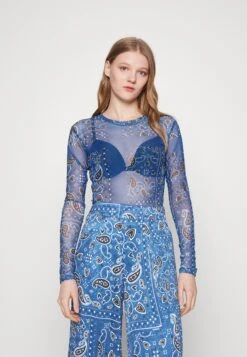 Hugo Diralina - T-Shirt À Manches Longues - Blue