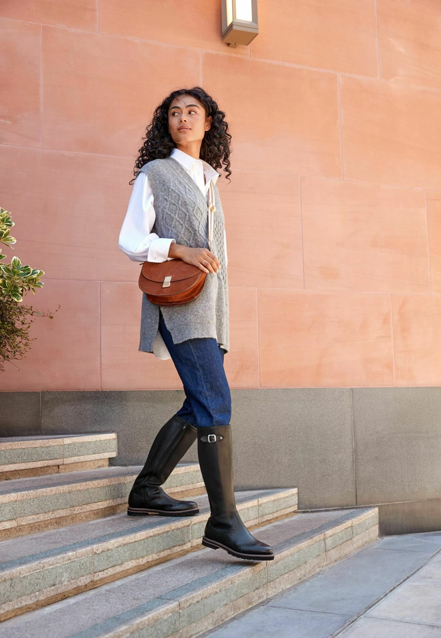 Next Forever Comfort Brogue Detail Regular - Santiags - Black 3 Next Forever Comfort Brogue Detail Regular - Santiags - Black