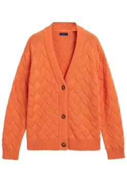 Gant Mit Struktur - Gilet - Apricot Orange -Next Soldes eeb874f62dbd4f48ae891545c8fe9cf7