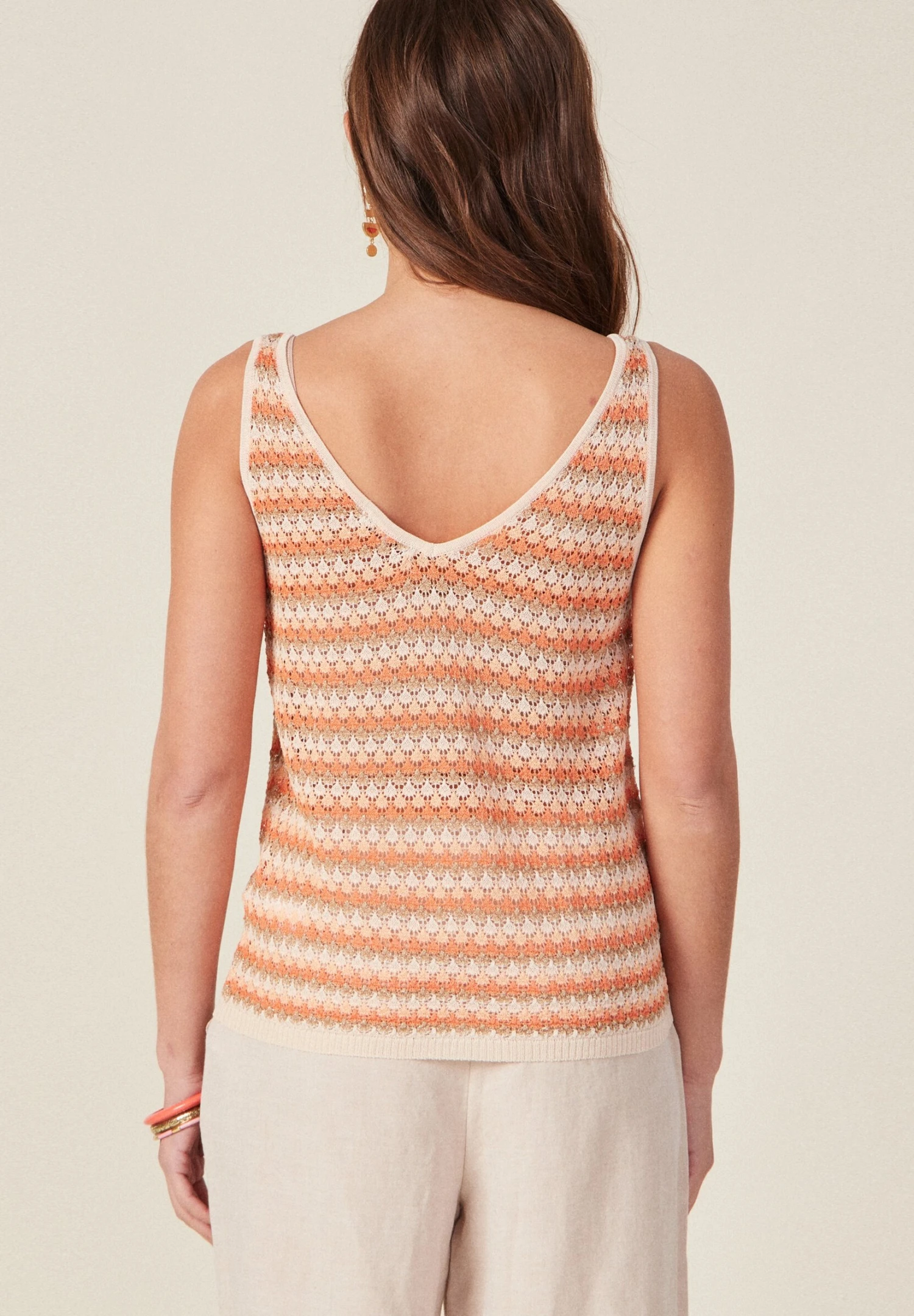 Tank Mit Trägern - Débardeur - Orange Corail 5 Tank Mit Trägern - Débardeur - Orange Corail – Image 3