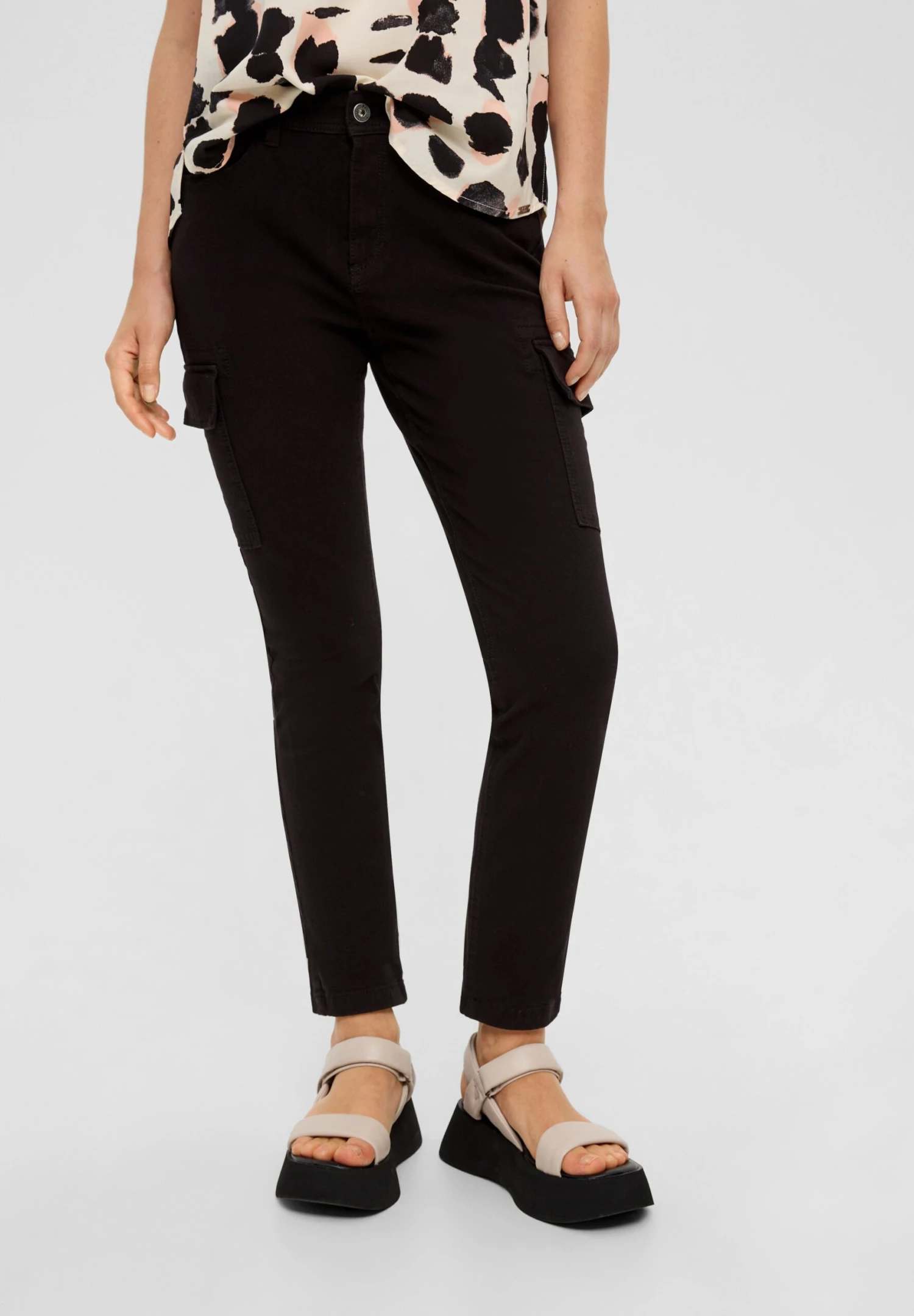 QS By S.Oliver Im Cargo-Style - Pantalon Cargo - Schwarz 3 QS By S.Oliver Im Cargo-Style - Pantalon Cargo - Schwarz