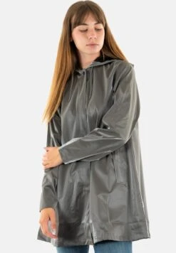 Meilleures ventes 9 Rains Manteau Court - Gris
