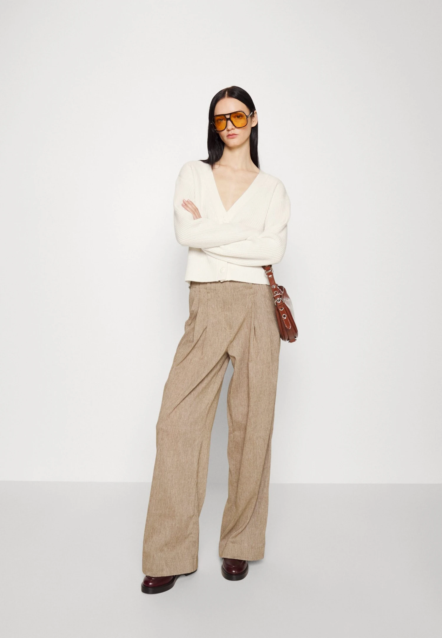 Rag & Bone Cropped Cardigan - Gilet - Ivory 4 Rag & Bone Cropped Cardigan - Gilet - Ivory – Image 2