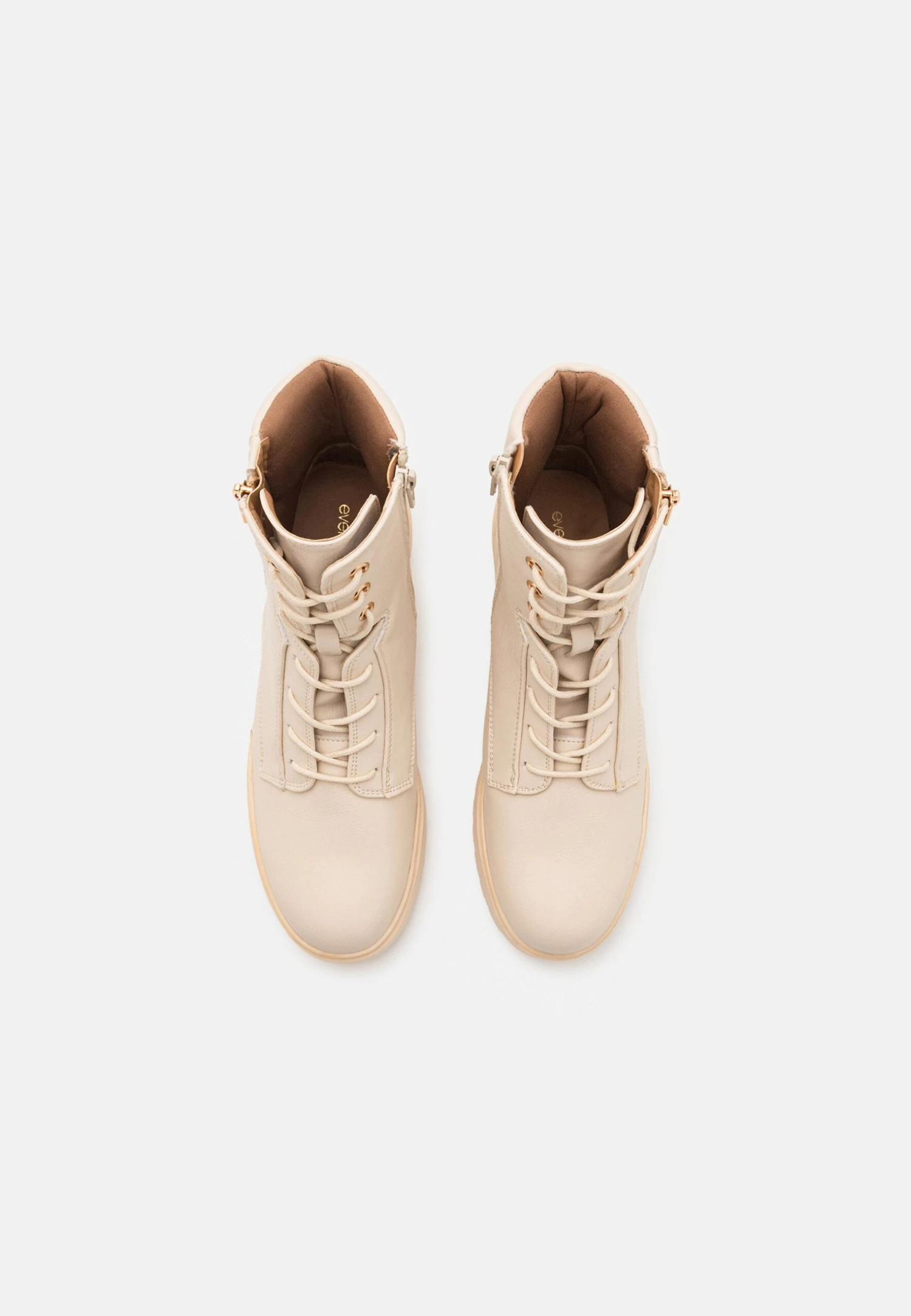 Bottines À Lacets - Beige 8 Bottines À Lacets - Beige – Image 6