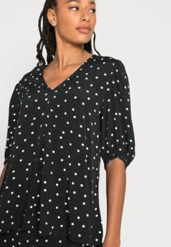 Modström Riddermd Print Top - Blouse - Black Polka Dot -Next Soldes f09ed2f4b30047078017448d0d4ea3bd