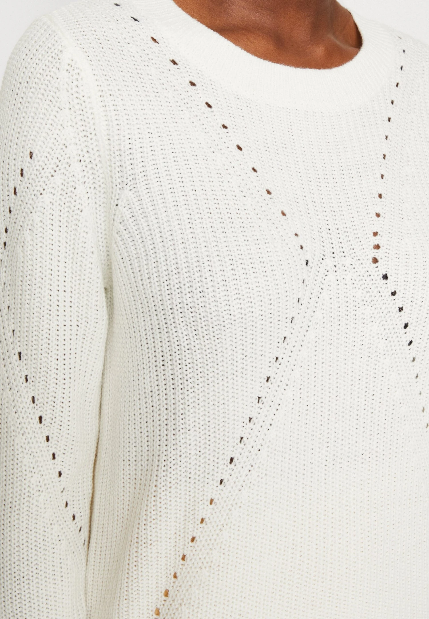 Vila Vioa O Neck - Pullover - White Alyssum 8 Vila Vioa O Neck - Pullover - White Alyssum – Image 6