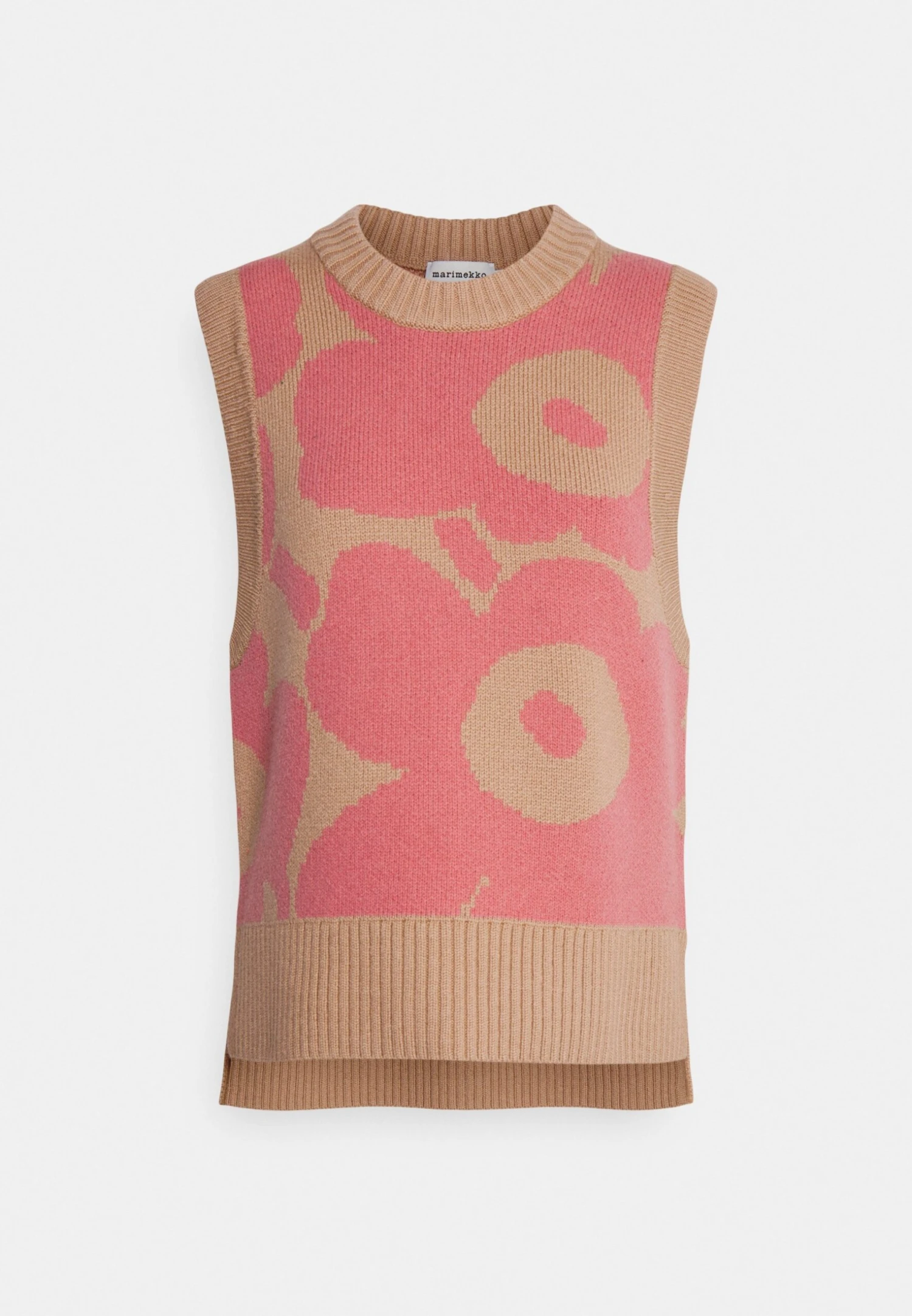 Marimekko Retro Unikko West - Pullover - Beige/Pink 8 Marimekko Retro Unikko West - Pullover - Beige/Pink – Image 6