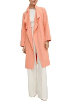 Comma Manteau Classique - Orange
