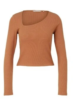 TOM TAILOR Denim Mit Asymmetrischem Ausschnitt - T-Shirt À Manches Longues - Mid Brown 15 TOM TAILOR Denim Mit Asymmetrischem Ausschnitt - T-Shirt À Manches Longues - Mid Brown -Next Soldes f1fd00fba0204286b7117c09101720cc