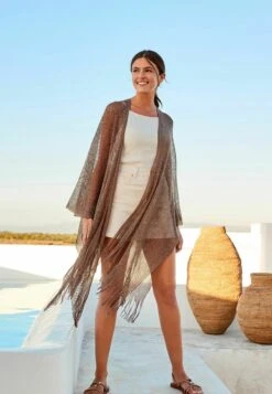 Next Fringed Cover-Up Standard - Cape - Bronze 8 Next Fringed Cover-Up Standard - Cape - Bronze -Next Soldes f238eafd63ec46939aa2ace167913d18