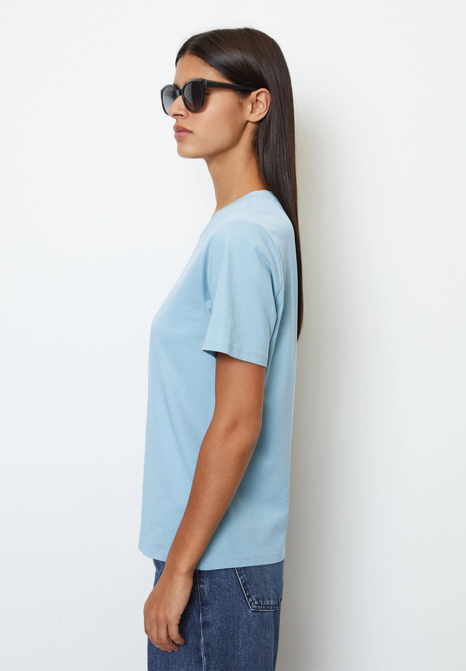 Marc O'Polo DENIM T-Shirt Basique - Fresco Blue 6 Marc O'Polo DENIM T-Shirt Basique - Fresco Blue – Image 4