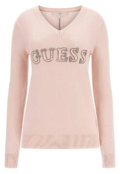 Guess Mit Strass-Frontlogo - Pullover - Hellrose -Next Soldes f30c11ae4ccd44aebaa5708cdfa12e66