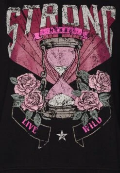 ONLY Onlnomi Rock O Neck - Sweatshirt - Phantom -Next Soldes f3cf785daeac4ba4a79cc0a69cfaaa19